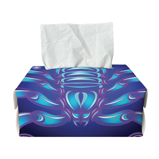 Dark Scorpio Zodiac Sign Print Rectangle Tissue Box Cover