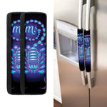 Dark Scorpio Zodiac Sign Print Refrigerator Handle Covers