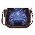 Dark Scorpio Zodiac Sign Print Saddle Bag