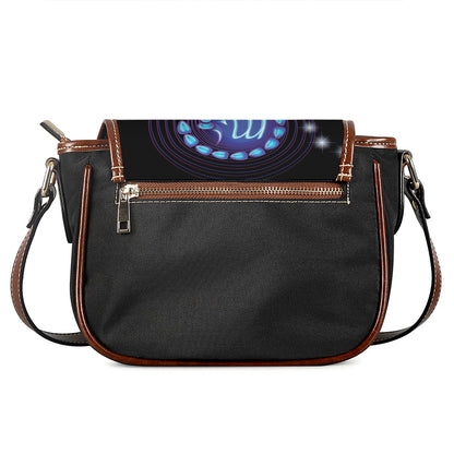 Dark Scorpio Zodiac Sign Print Saddle Bag