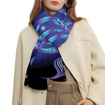 Dark Scorpio Zodiac Sign Print Scarf