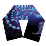 Dark Scorpio Zodiac Sign Print Scarf