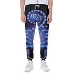 Dark Scorpio Zodiac Sign Print Scuba Joggers