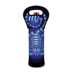 Dark Scorpio Zodiac Sign Print Single Neoprene Wine Tote