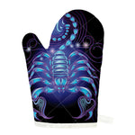 Dark Scorpio Zodiac Sign Print Single Oven Mitt