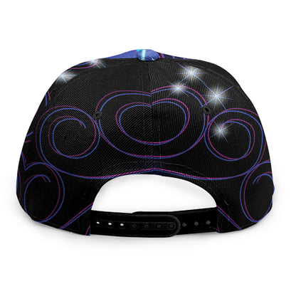 Dark Scorpio Zodiac Sign Print Snapback Cap