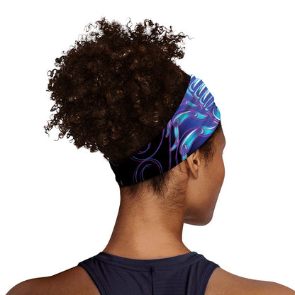 Dark Scorpio Zodiac Sign Print Sports Headband