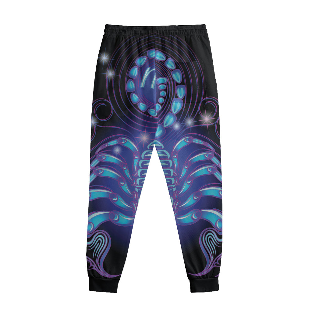 Dark Scorpio Zodiac Sign Print Sweatpants