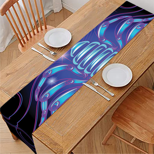 Dark Scorpio Zodiac Sign Print Table Runner
