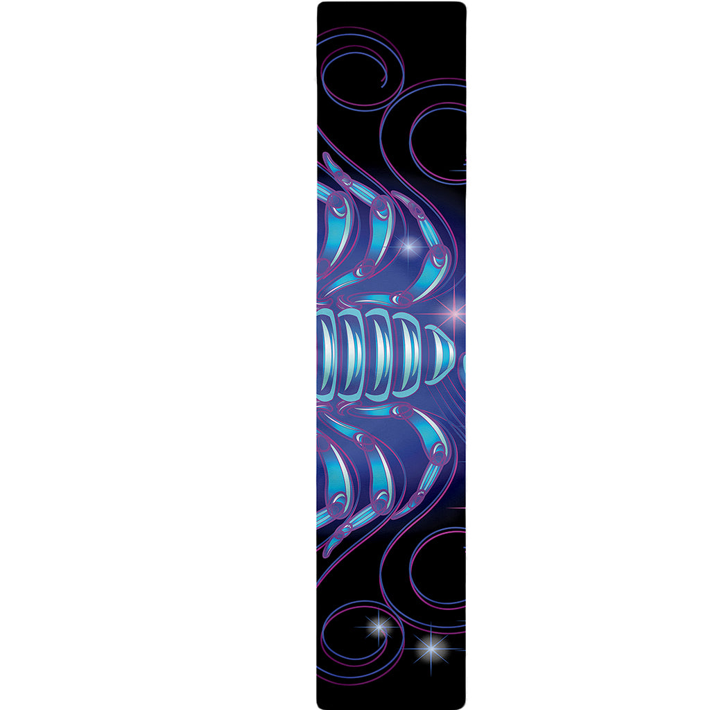 Dark Scorpio Zodiac Sign Print Table Runner