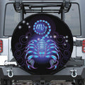 Dark Scorpio Zodiac Sign Print Tire Cover