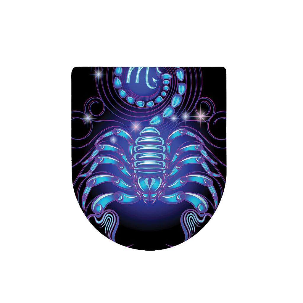 Dark Scorpio Zodiac Sign Print Toilet Lid Cover