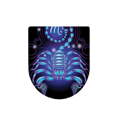 Dark Scorpio Zodiac Sign Print Toilet Lid Cover