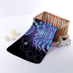 Dark Scorpio Zodiac Sign Print Towel