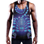 Dark Scorpio Zodiac Sign Print Training Tank Top