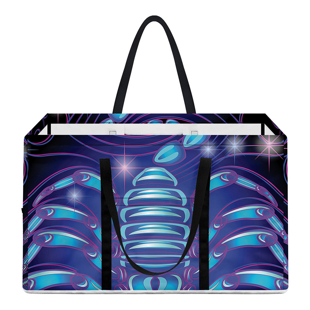 Dark Scorpio Zodiac Sign Print Utility Tote Bag