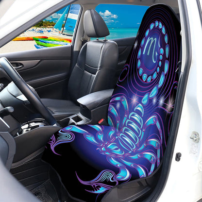 Dark Scorpio Zodiac Sign Print Waterproof Car Seat Cover