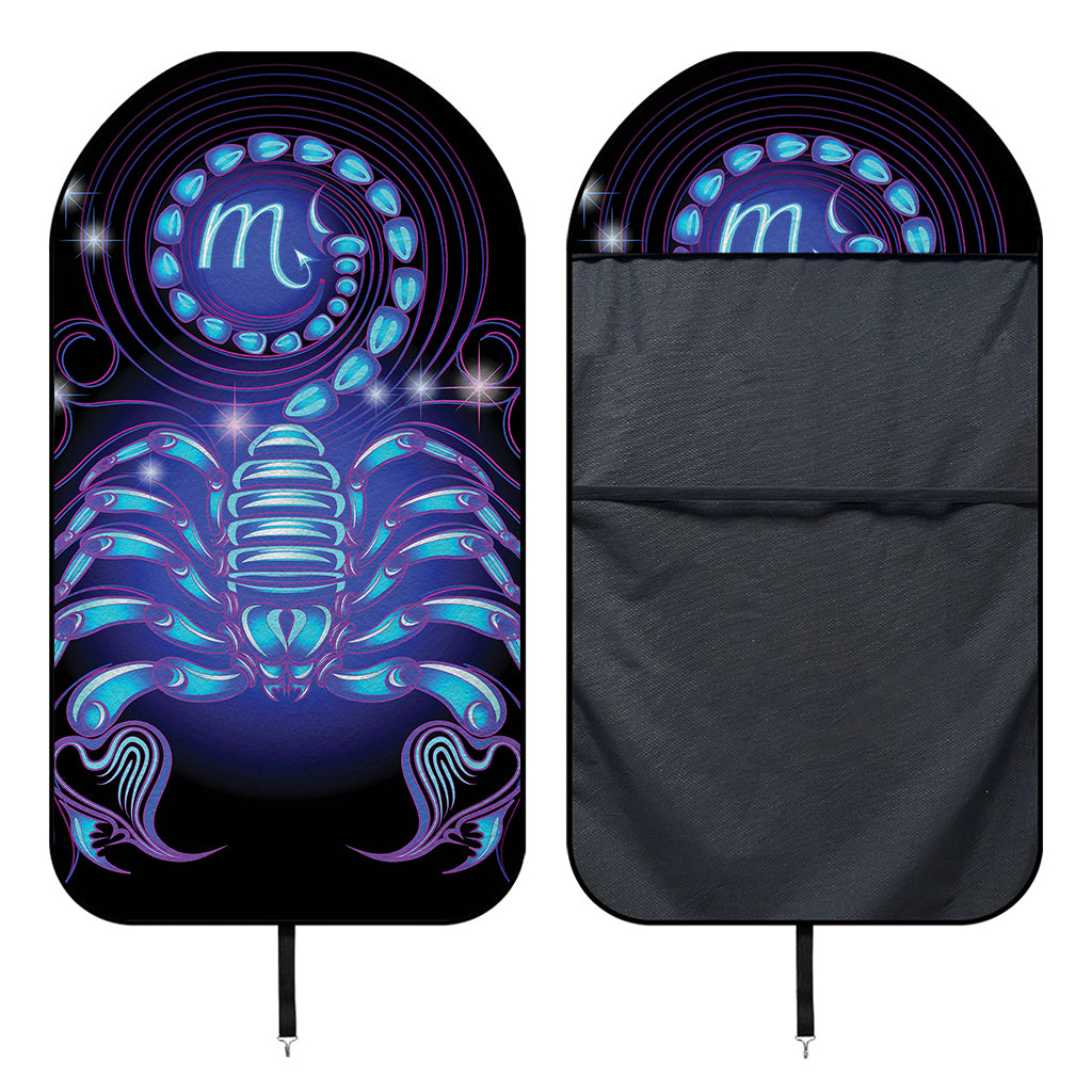 Dark Scorpio Zodiac Sign Print Waterproof Car Seat Cover