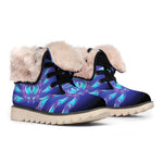 Dark Scorpio Zodiac Sign Print Winter Boots