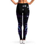 Dark Scorpio Zodiac Sign Print Women's Leggings