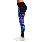 Dark Scorpio Zodiac Sign Print Women's Leggings