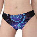 Dark Scorpio Zodiac Sign Print Women's Panties