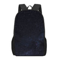 Dark Space Print 17 Inch Backpack