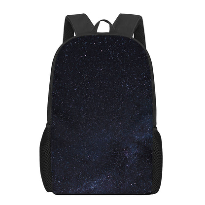 Dark Space Print 17 Inch Backpack
