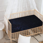 Dark Space Print Baby Crib Sheet