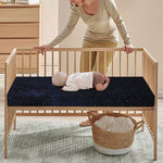 Dark Space Print Baby Crib Sheet