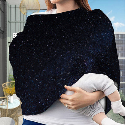 Dark Space Print Baby Seat Cover