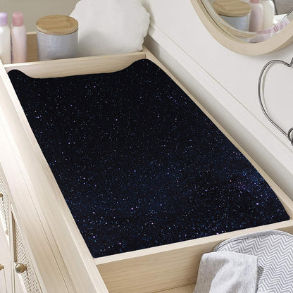 Dark Space Print Changing Pad Cover