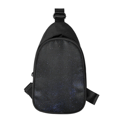 Dark Space Print Chest Bag