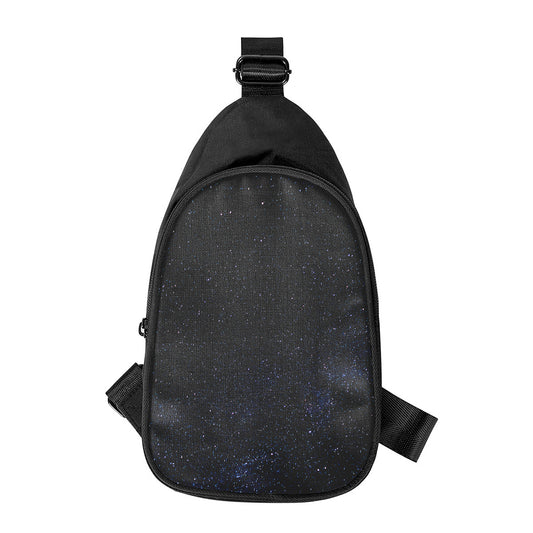 Dark Space Print Chest Bag
