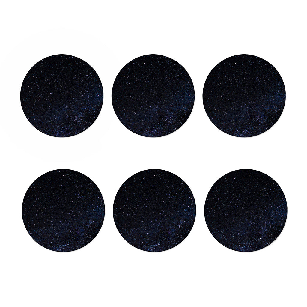 Dark Space Print Coaster Set