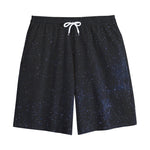 Dark Space Print Cotton Shorts