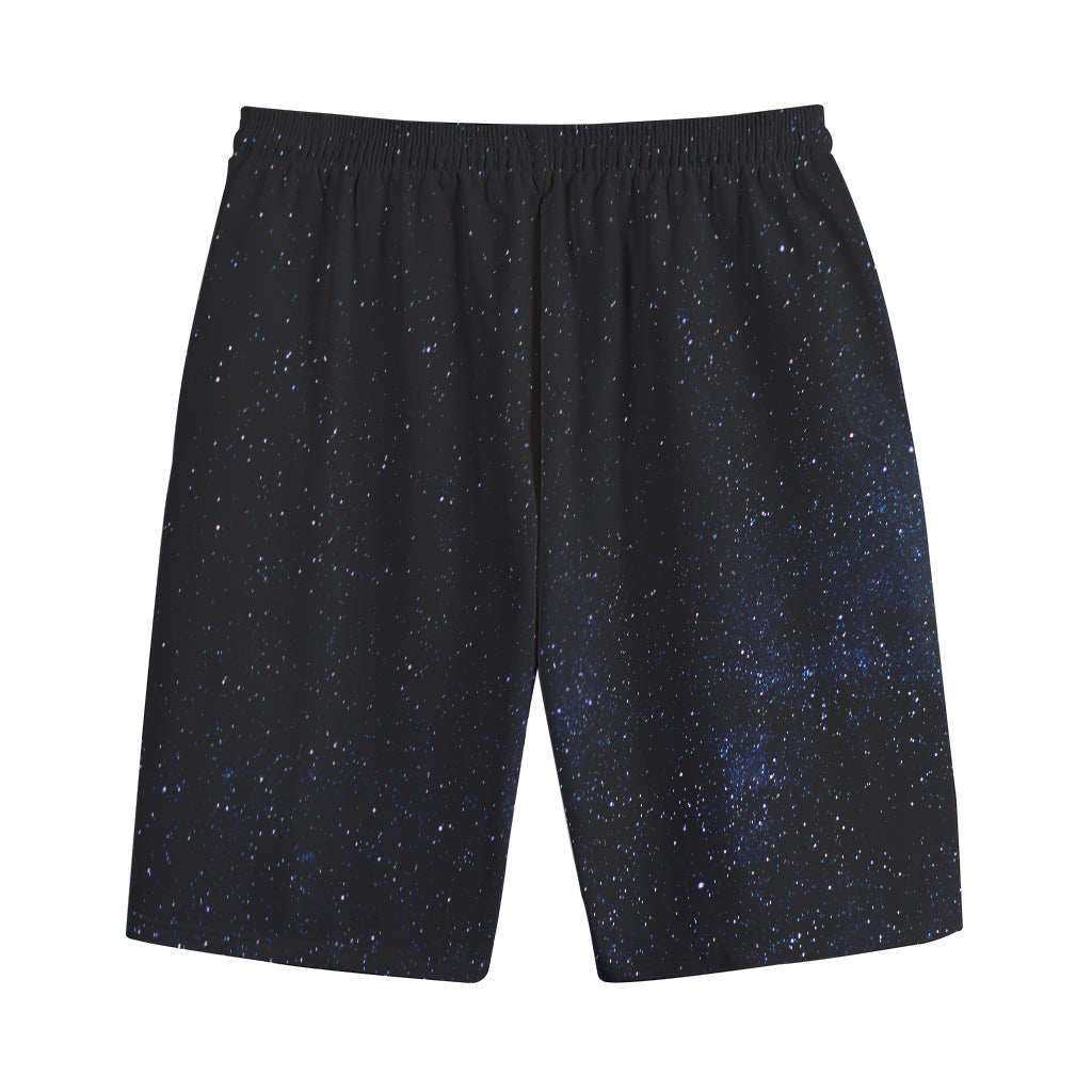 Dark Space Print Cotton Shorts
