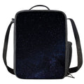 Dark Space Print Crossbody Lunch Bag