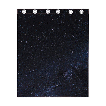 Dark Space Print Curtain