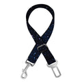 Dark Space Print Dog Seat Belt