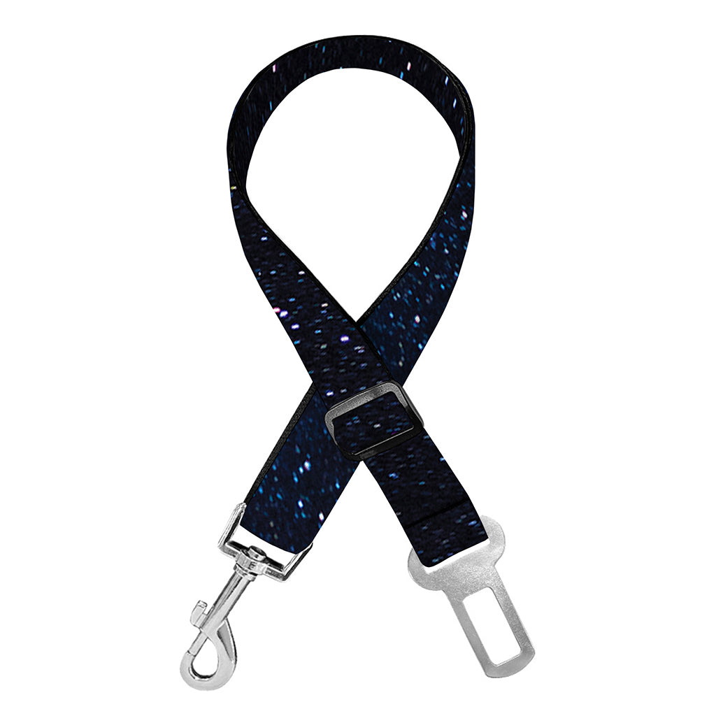 Dark Space Print Dog Seat Belt
