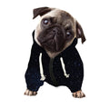 Dark Space Print Dog Zip Up Hoodie