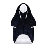 Dark Space Print Dog Zip Up Hoodie