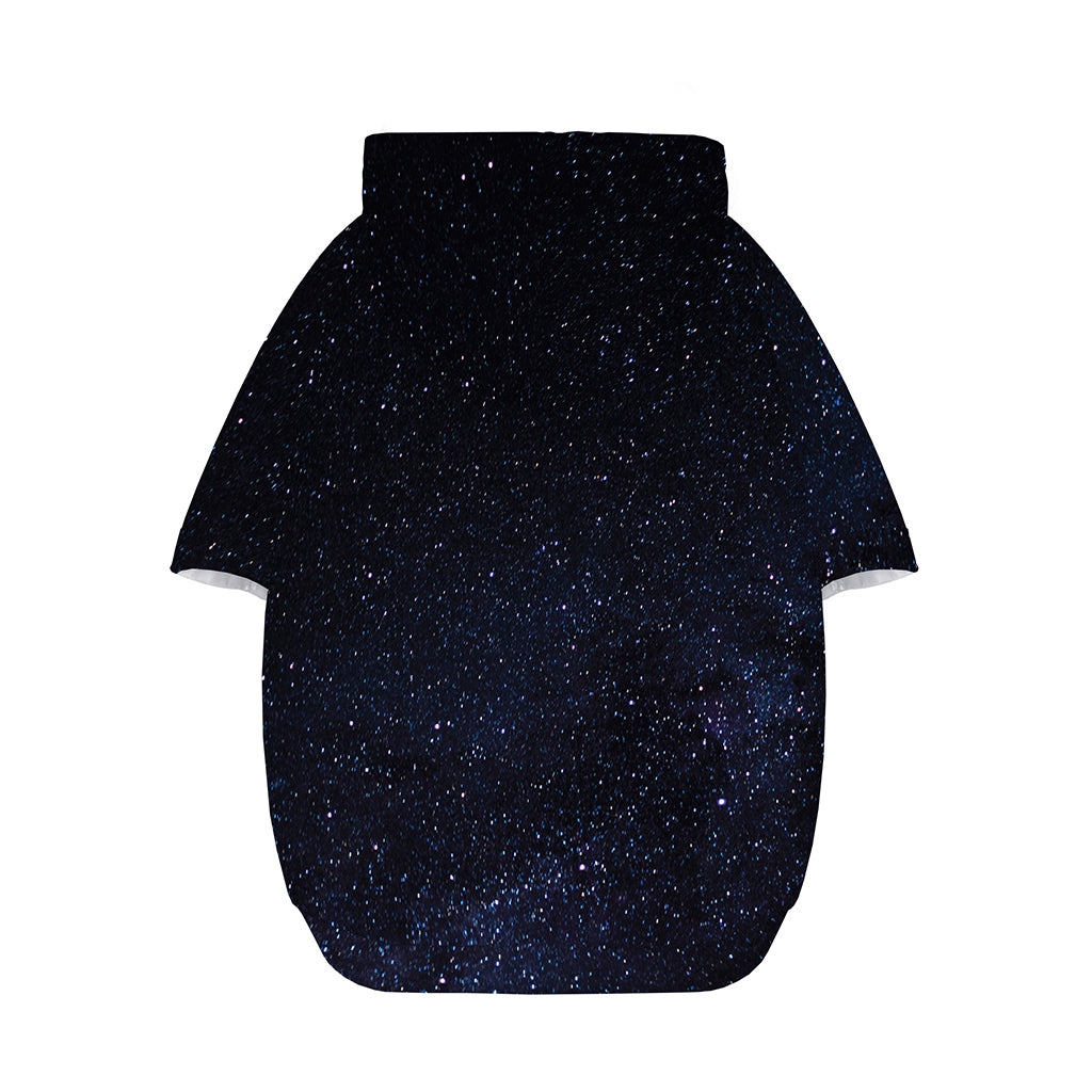 Dark Space Print Dog Zip Up Hoodie