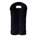 Dark Space Print Double Neoprene Wine Tote