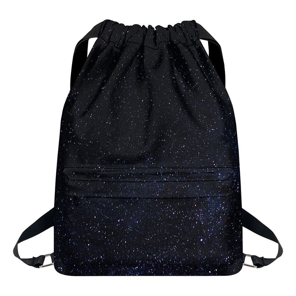 Dark Space Print Drawstring Backpack