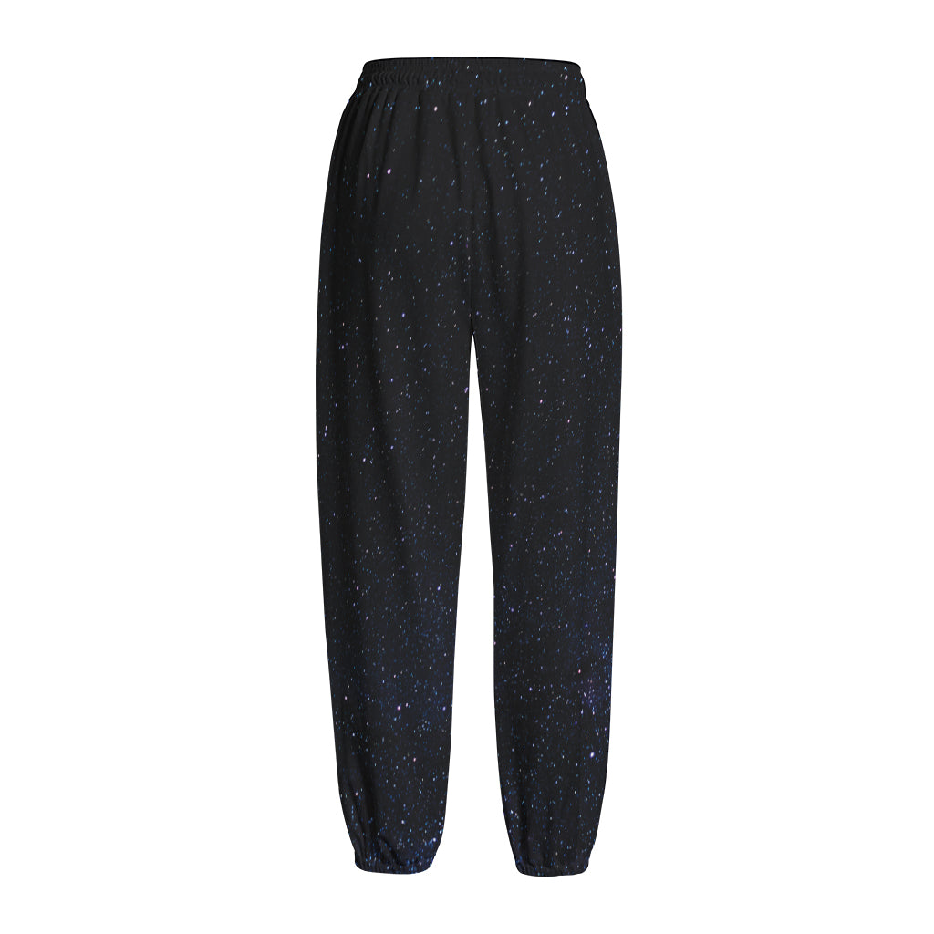 Dark Space Print Fleece Lined Knit Pants