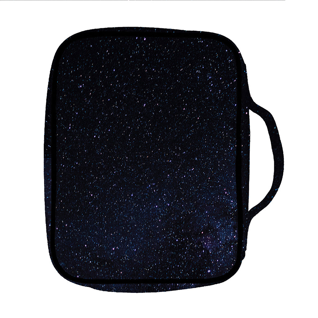 Dark Space Print Front Pocket Bible Bag