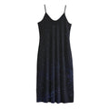 Dark Space Print Jersey Midi Cami Dress