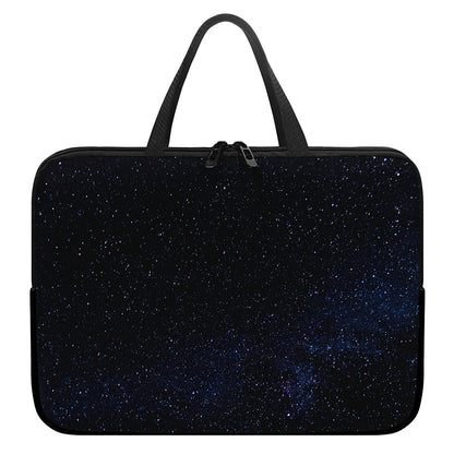 Dark Space Print Laptop Sleeve With Handle
